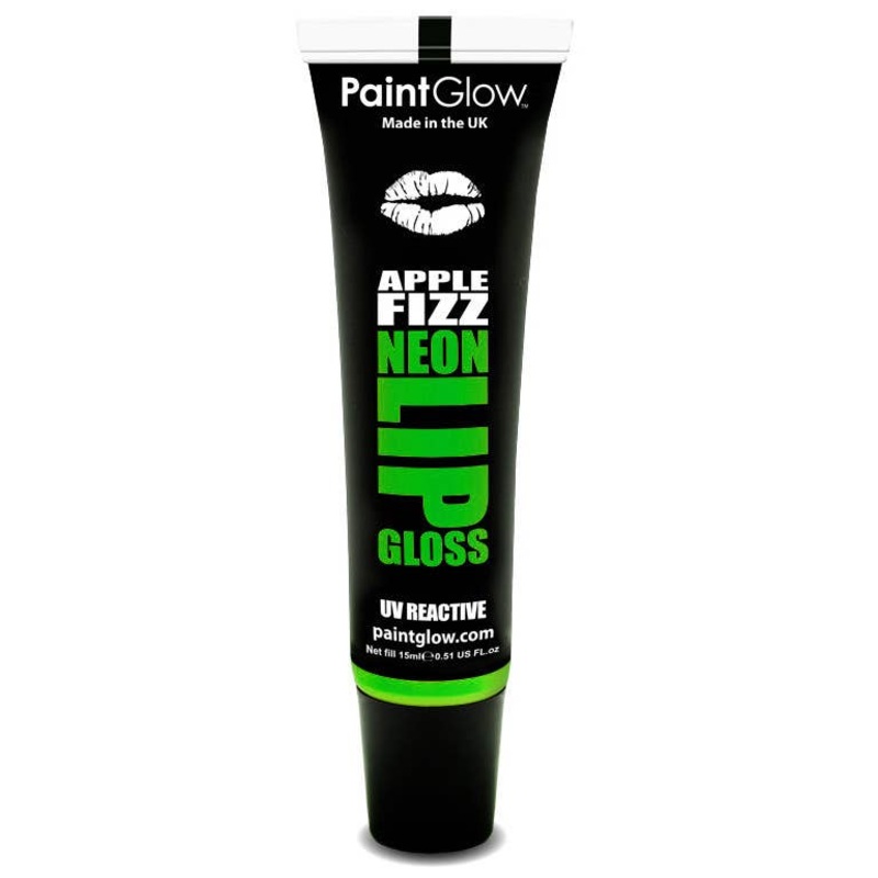 Flavoured Green UV Lip Gloss – Apple Fizz