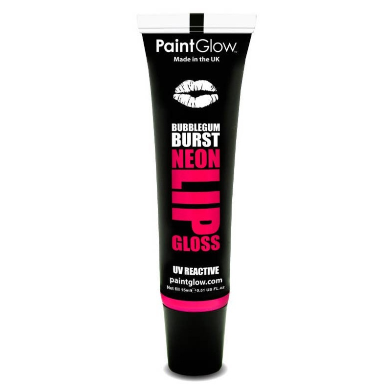 Flavoured Pink UV Lip Gloss – Bubblegum Burst