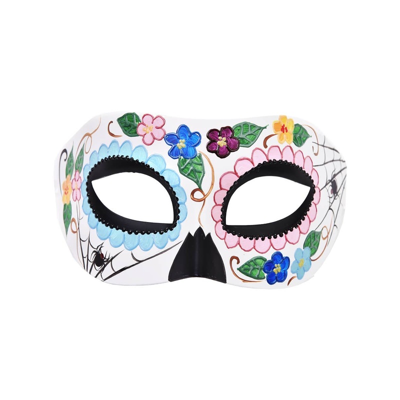 Gisele Day of the Dead Womens Floral Masquerade Mask