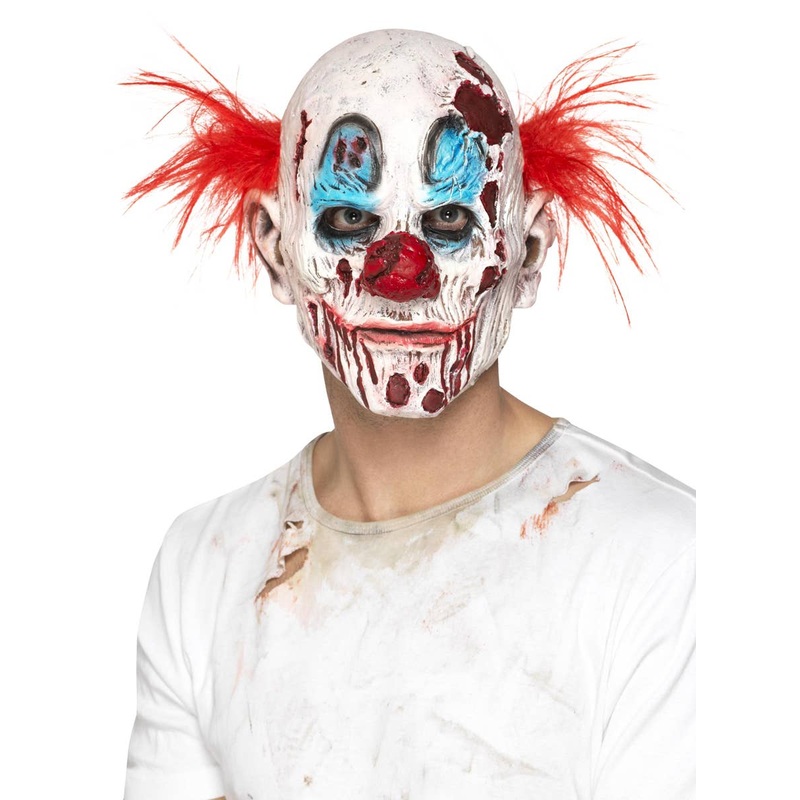 Zombie Clown Foam Latex Halloween Costume Mask