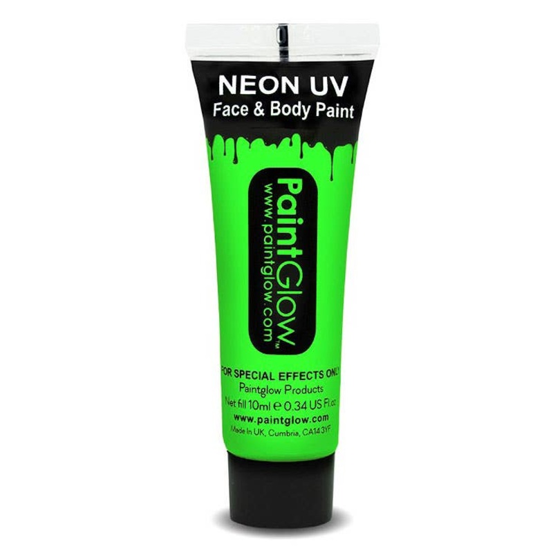 Face and Body UV Reactive Cream Makeup – Neon Green