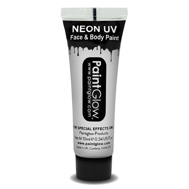 Face and Body UV Reactive Cream Makeup – White