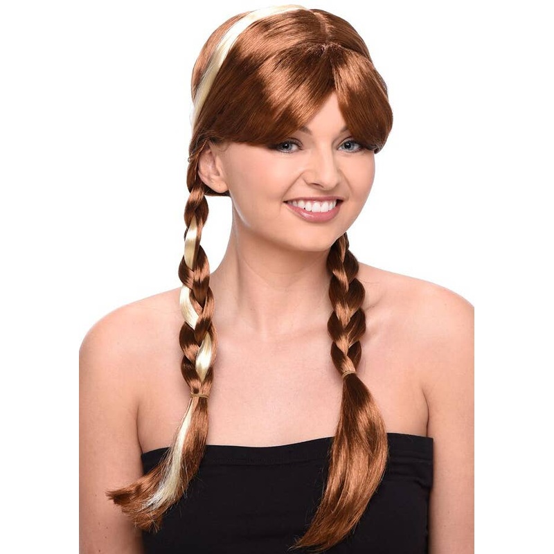 Fairytale Princess Anna Frozen Womens Costume Wig