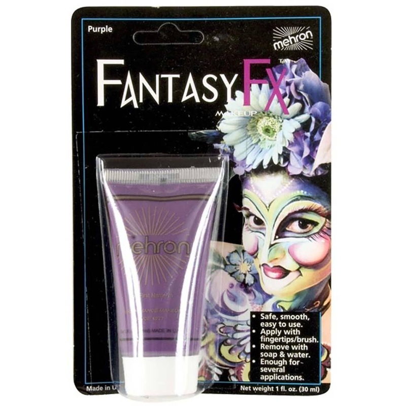 Mehron Fantasy FX Purple Cream Costume Makeup