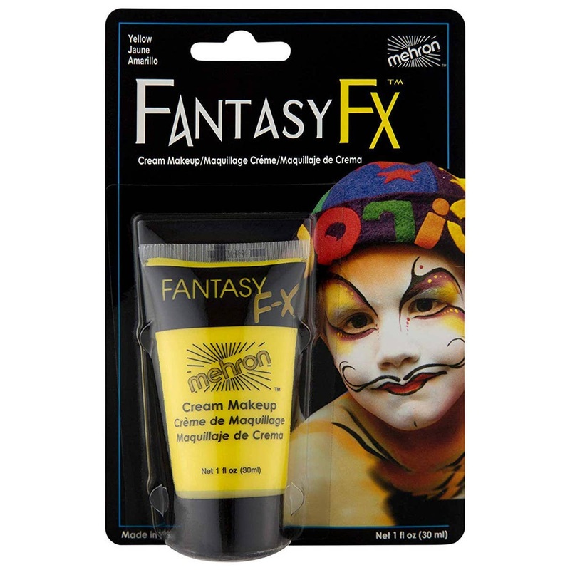 Mehron Fantasy FX Yellow Cream Costume Makeup