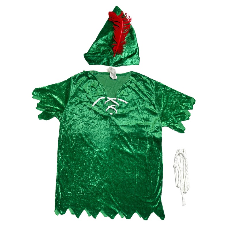 Peter Pan Boys Costume  Size 12-14