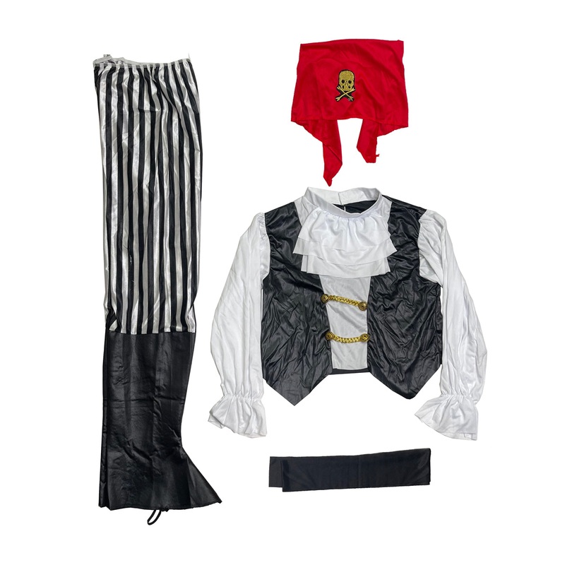 Adventure Pirate Boys Costume  Size Large