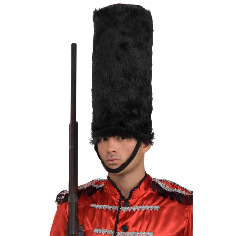 Royal English Guard Tall Black Costume Hat