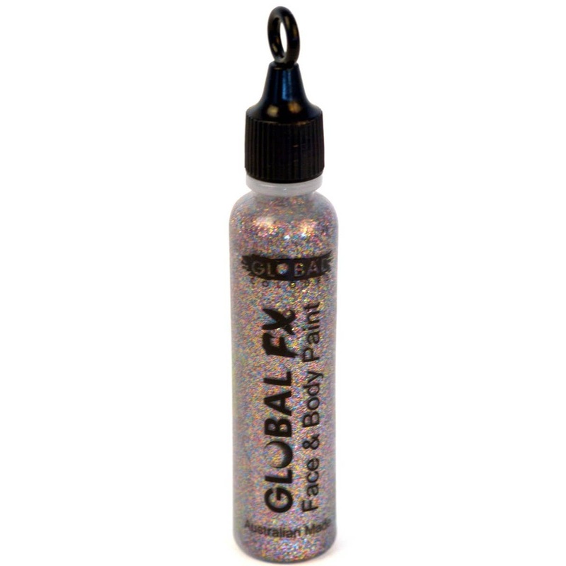 Disco Mix Multicoloured Face and Body Glitter Applicator Tube