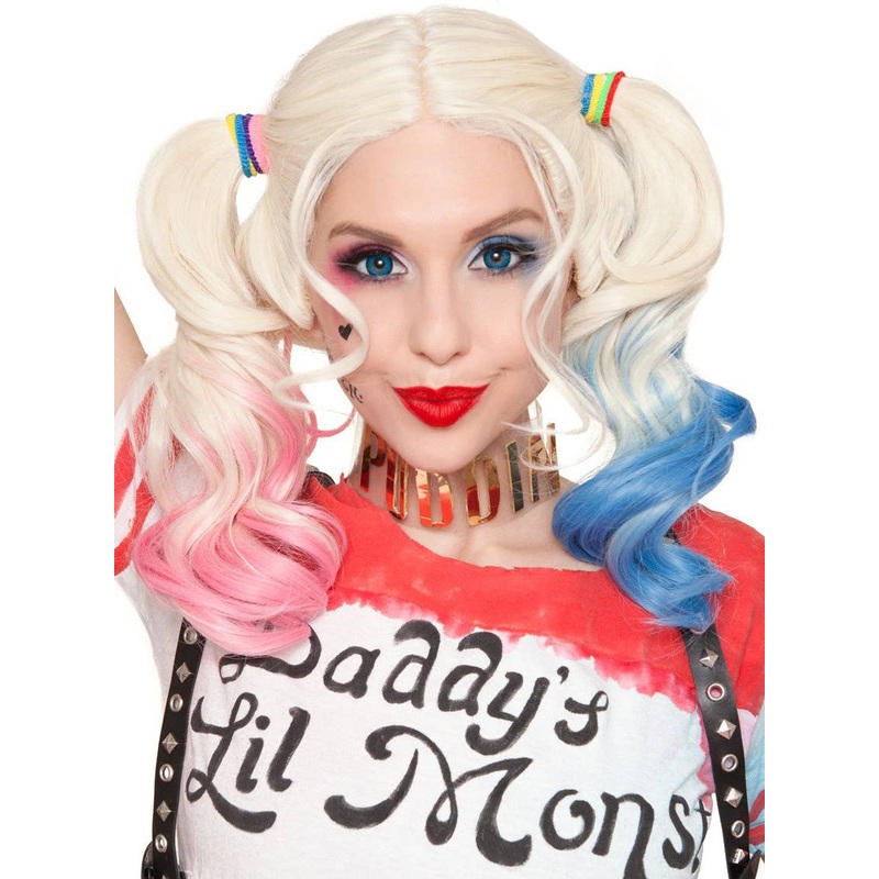 Daddy’s Lil Monster Womens Harley Quinn Cosplay Wig