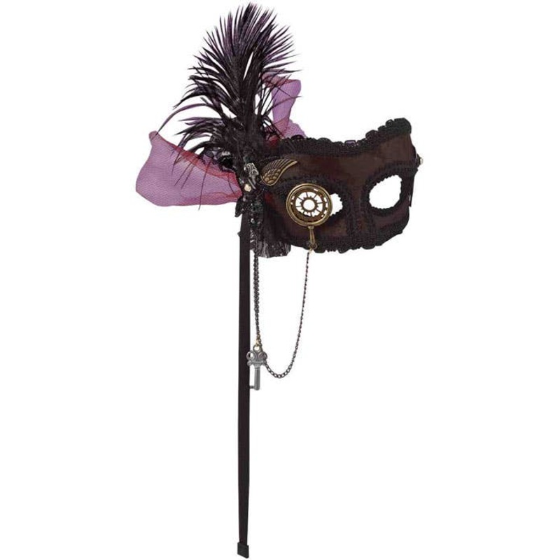 Deluxe Steampunk Masquerade Mask on Headband