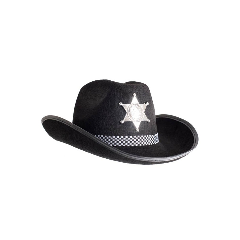 Deputy Sheriff Adults Black Cowboy Hat