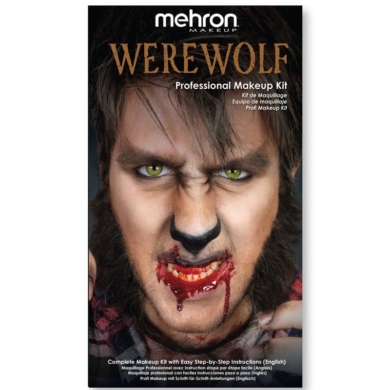Werewolf Mehron Deluxe Character Makeup Kit