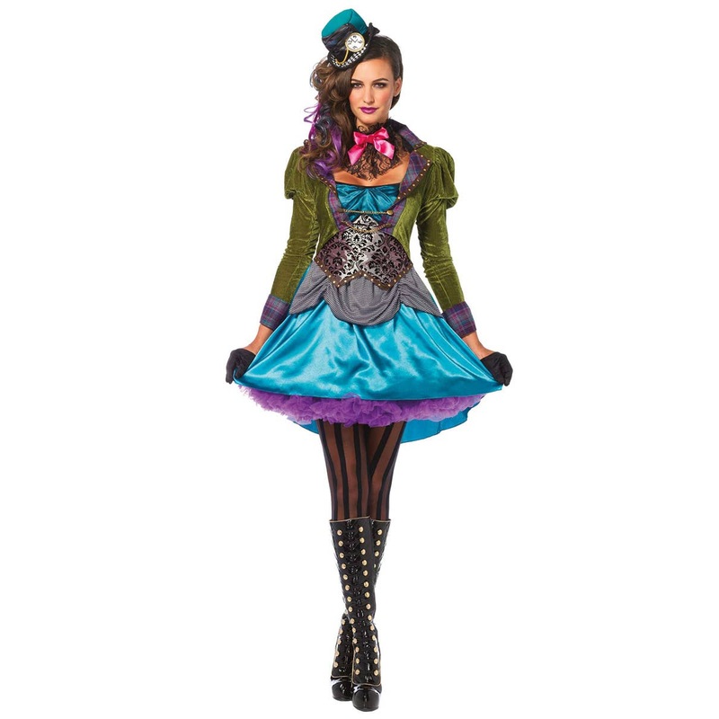 Wonderland Mad Hatter Deluxe Womens Costume Large