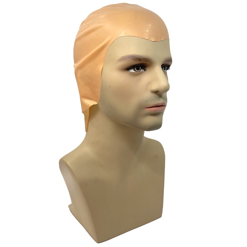 Deluxe Beige Skin Colour Latex Bald Cap