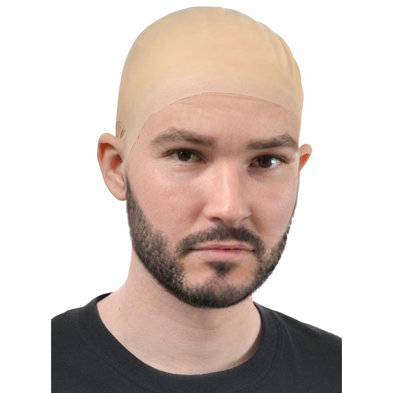 Fair Skin Colour Deluxe Latex Bald Cap