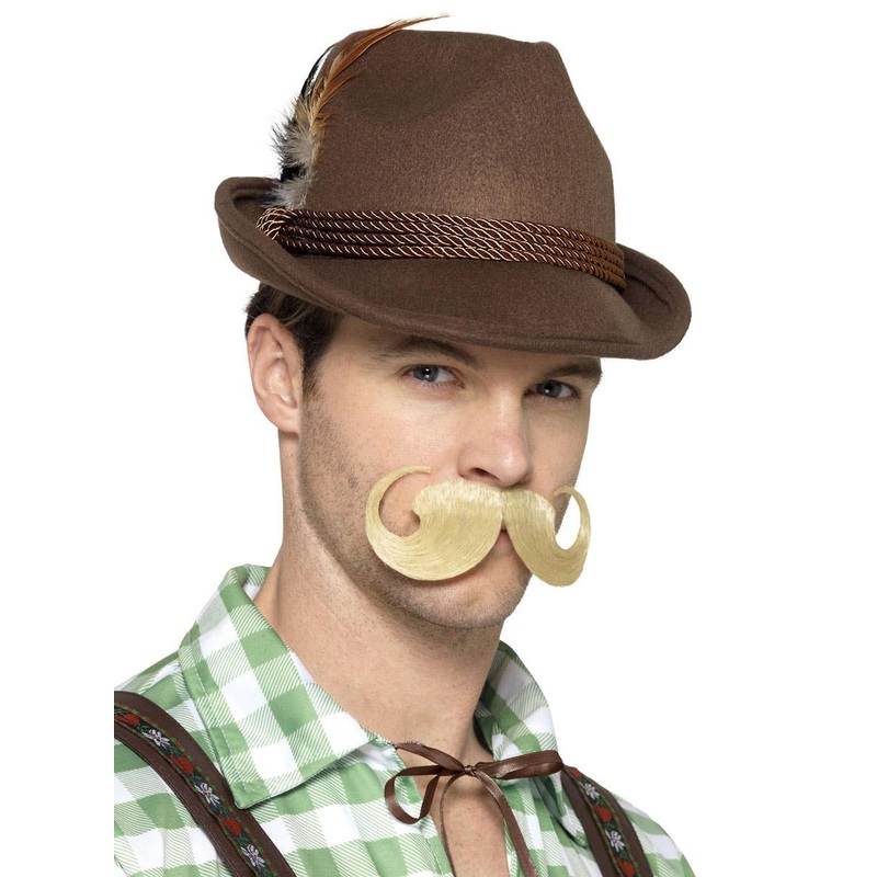 German Oktoberfest Brown Trenker Hat
