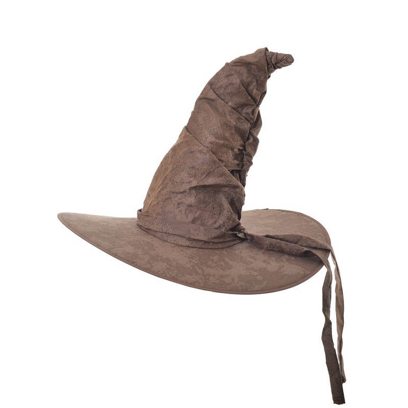 Crooked Plush Brown Wizard Costume Hat
