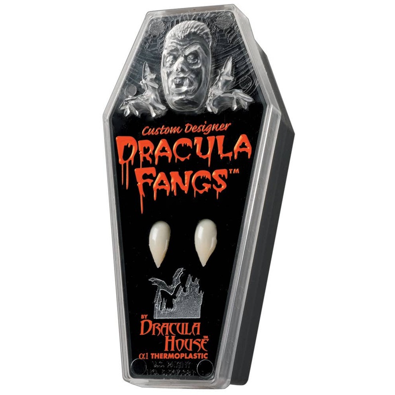 Deluxe Custom Fit Large Size Vampire Fangs Halloween Accessory