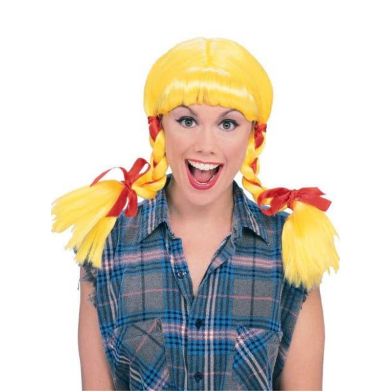 Country Girl Womens Yellow Costume Wig