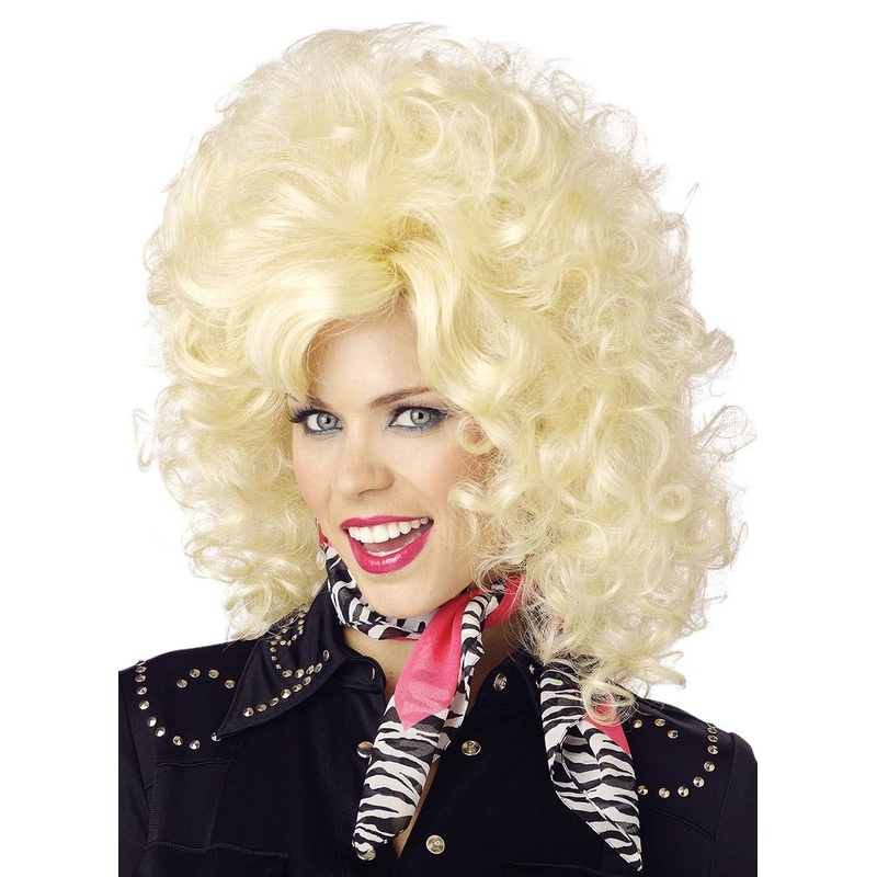 Country Western Diva Womens Dolly Parton Wig