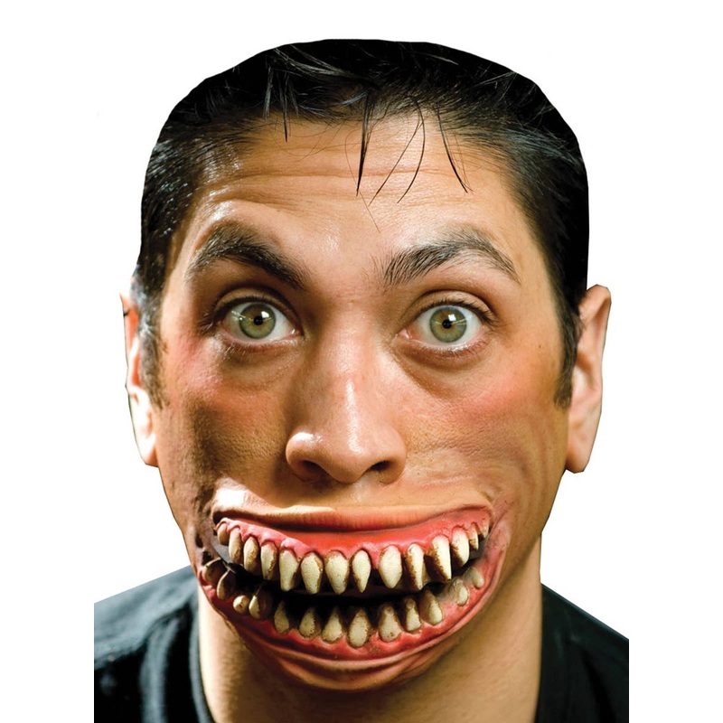 Crazy Grin Halloween Prosthetic