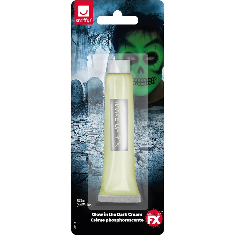 Cream Glow in the Dark Halloween Makeup