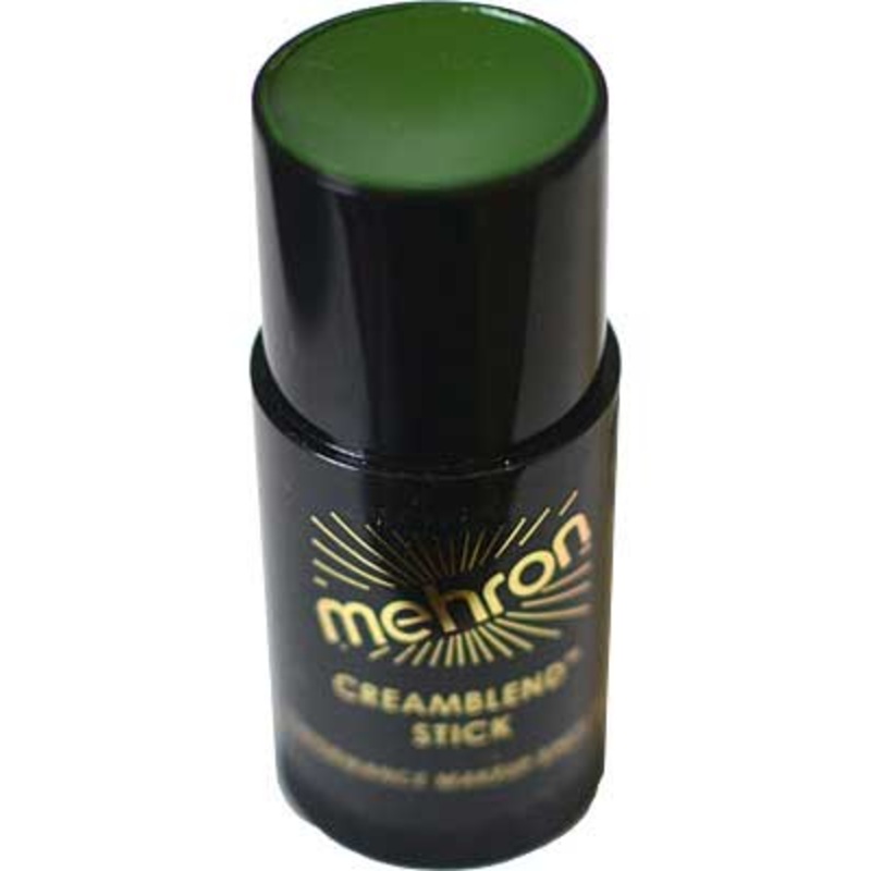 Theatrical Quality Thick Creamblend Green Makeup Stick