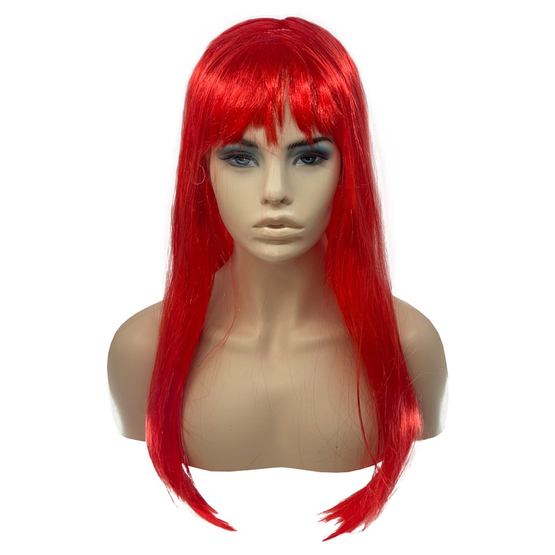 Long Red Adults  Costume Wig