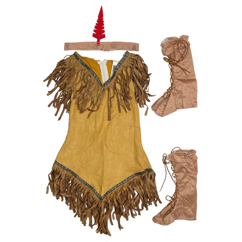 Native American Indian Pocahontas Girls Costume – Size Small