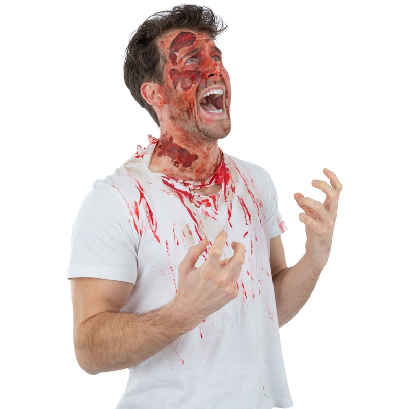 Temporary Burnt Skin Halloween Tattoos