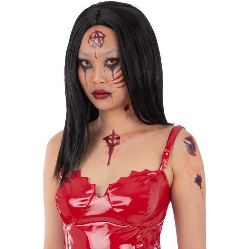 Temporary Halloween Occult Wound Tattoos
