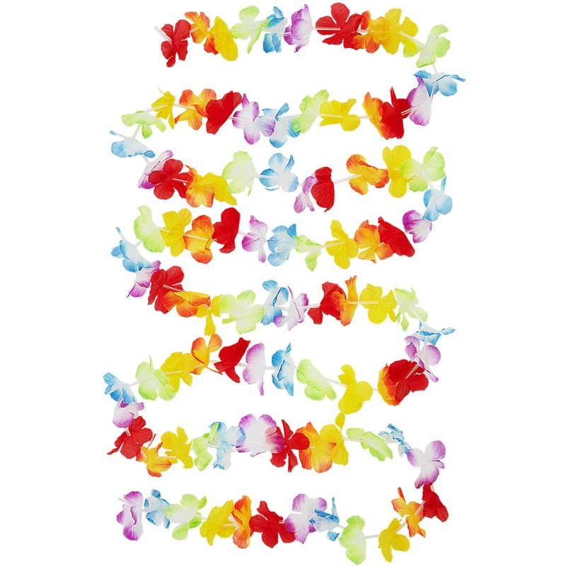 Tropical 300cm Hawaiian Flower Bunting Party Decoration