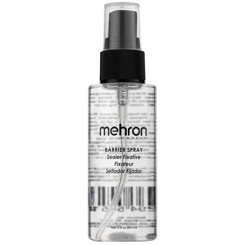 Mehron 60ml Clear Liquid Barrier Setting Spray for Makeup
