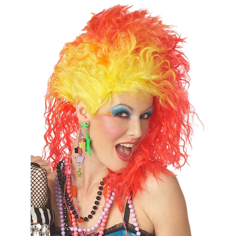 True Colours Womens 80s Wig
