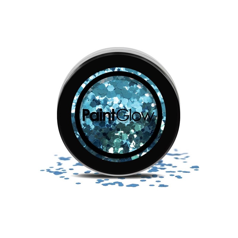 Chunky Loose Glitter Makeup – Kaleidoscope Blue