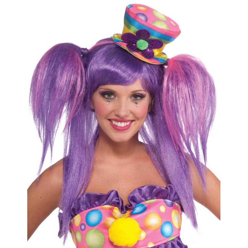Circus Sweetie Rainbow Mini Top Hat