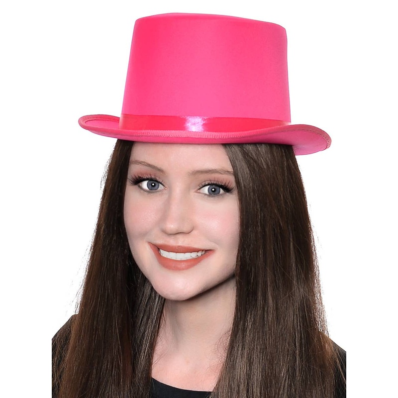 Classic Adults Pink Costume Top Hat