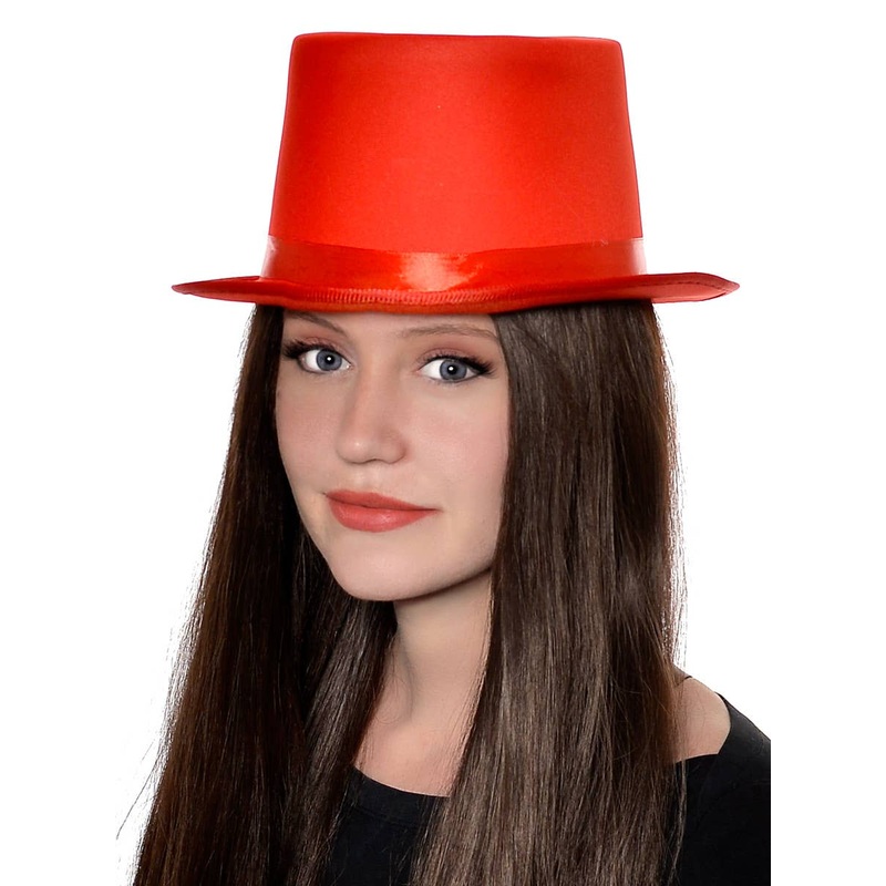 Classic Adults Red Costume Top Hat