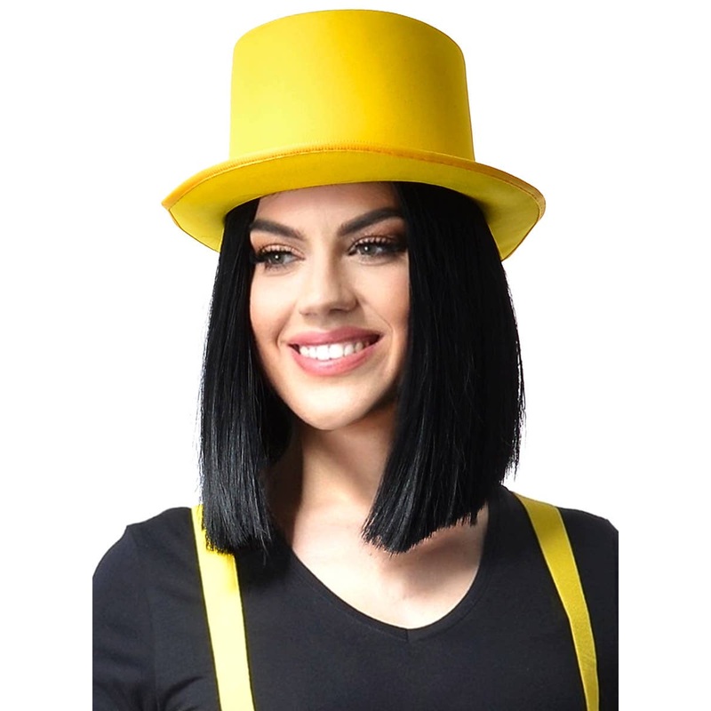Classic Adults Yellow Costume Top Hat