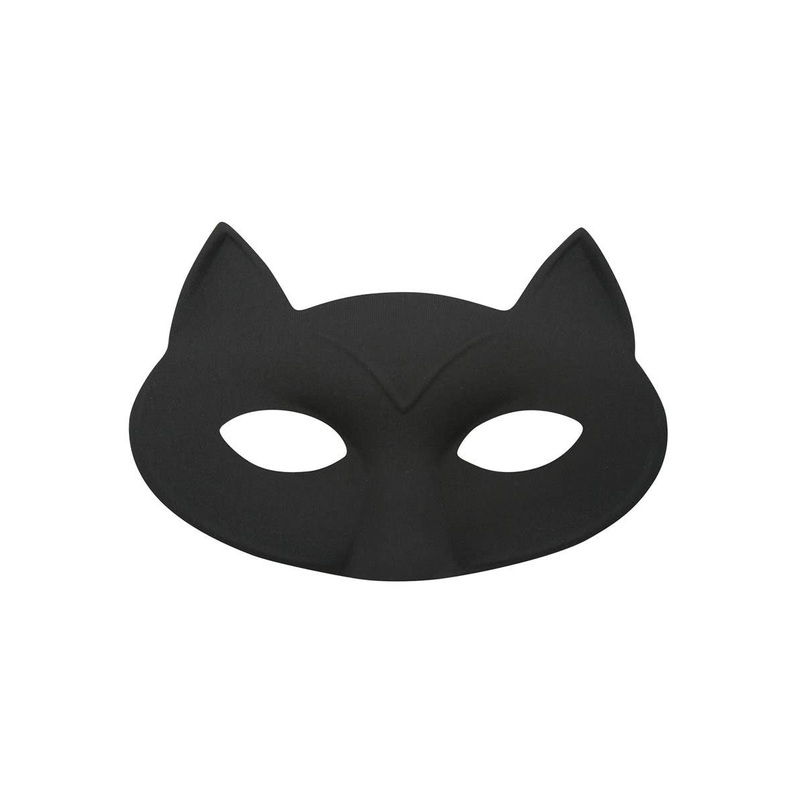 Classic Black Cat Masquerade Mask