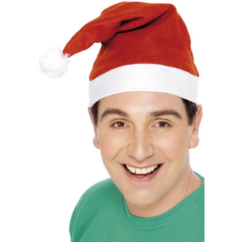 Classic Red Christmas Santa Hat
