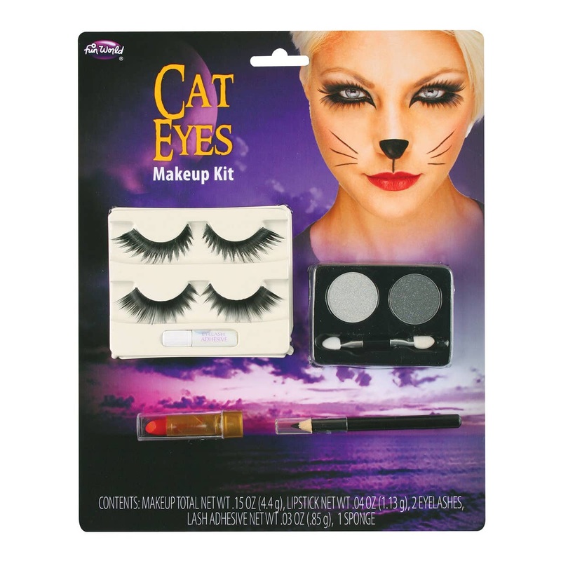 Glam Cat Eyes Costume Makeup Kit