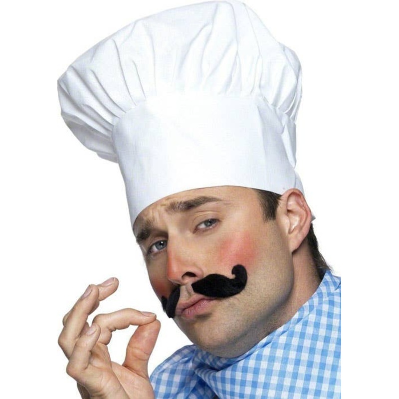 Gourmet White Adults Chef Costume Hat