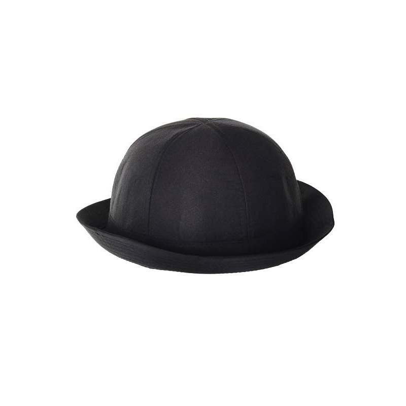 Canvas Black Bowler Costume Hat