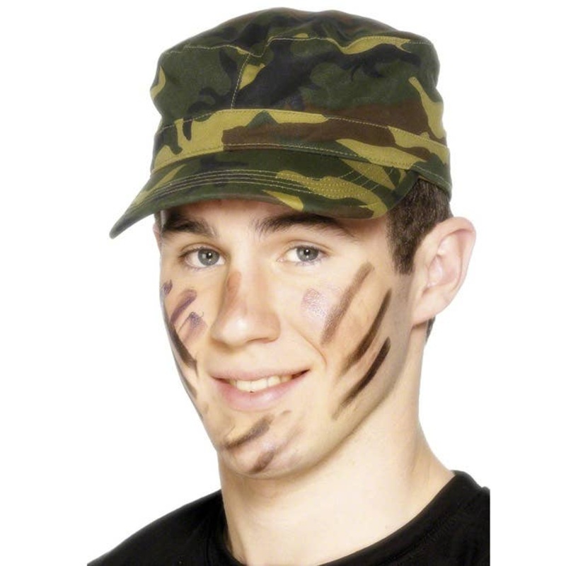 Military Camouflage Army Cap Costume Hat