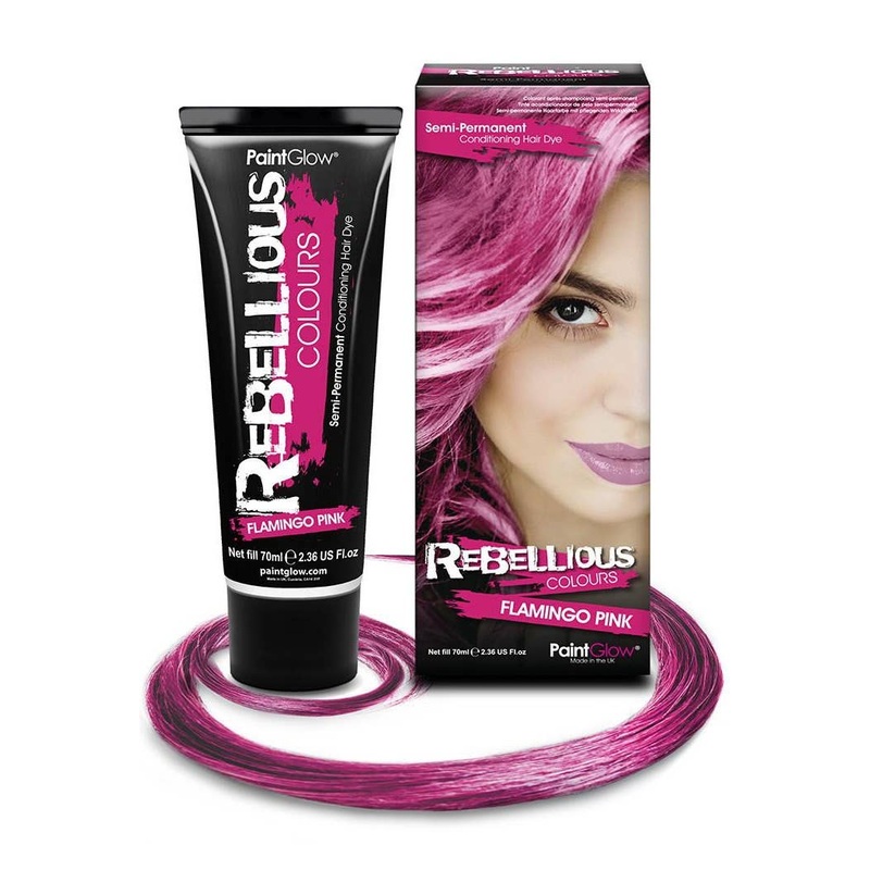 Bright Semi Permanent Flamingo Pink Hair Dye – Large 70ml