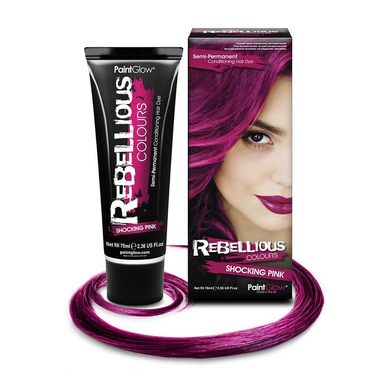Bright Semi Permanent Shocking Pink Hair Dye – Large 70ml