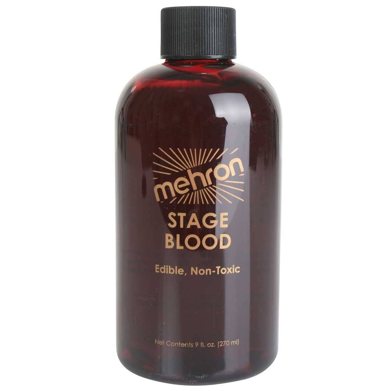 Large 270ml Bright Arterial Syrup Based Mehron Stage Blood