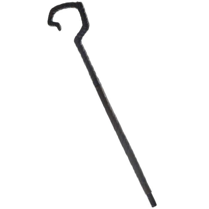 Wood Look Brown Shepherd Crook Costume Accessory